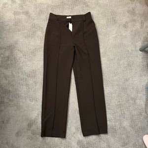 Full length brown trousers from Zara